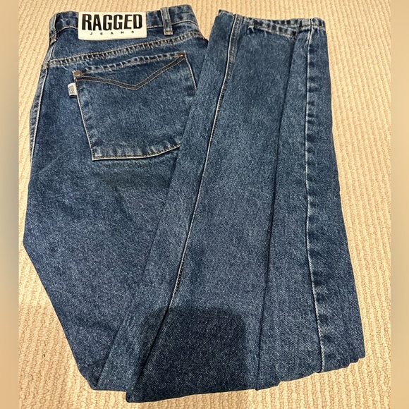 Dark wash RAGGED jeans - Picture 1 of 5